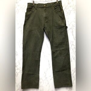 Dickies CargoJeans 32W X 32L Green Work Wear Casual Denim